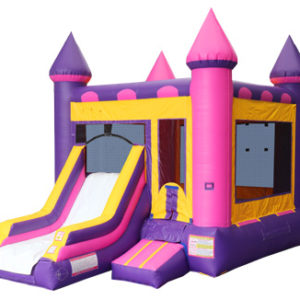 Princess Castle 3 in 1 Combo Inflatable Bouncy House Rental