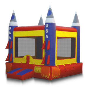Rockets Inflatable Bouncy House Rental